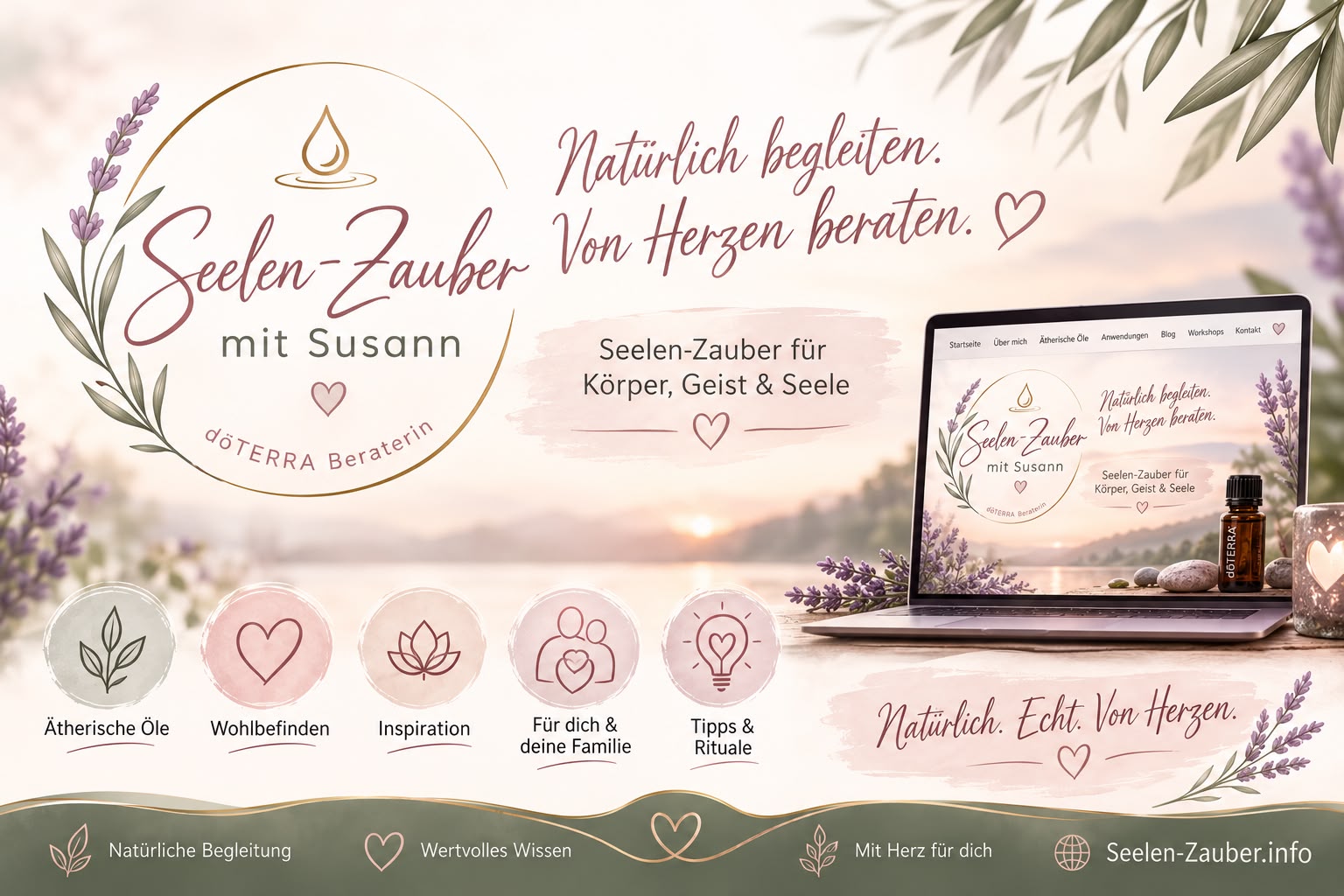 Seelen-Zauber mit Susann – Natürlich begleiten. Von Herzen beraten.